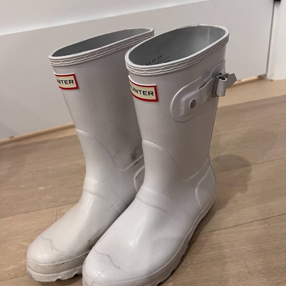 Hunter Women's Rain Boots – White – Size 6 - Picture 4 of 4